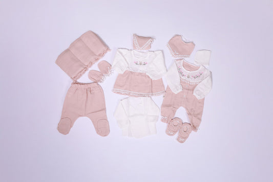 10 Parça Tavşanlı Yenidoğan Seti