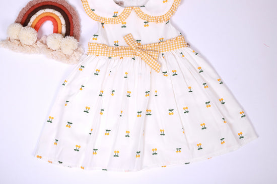 Cherry Dress | Kirazlı Yazlık Elbise