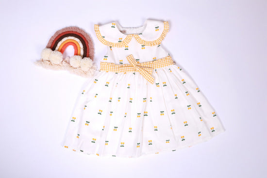Cherry Dress | Kirazlı Yazlık Elbise
