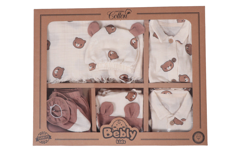 Natural Cotton 10’lu Hastane Çıkışı Ayıcık Temalı Set