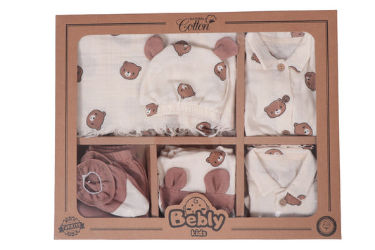 Natural Cotton 10’lu Hastane Çıkışı Ayıcık Temalı Set